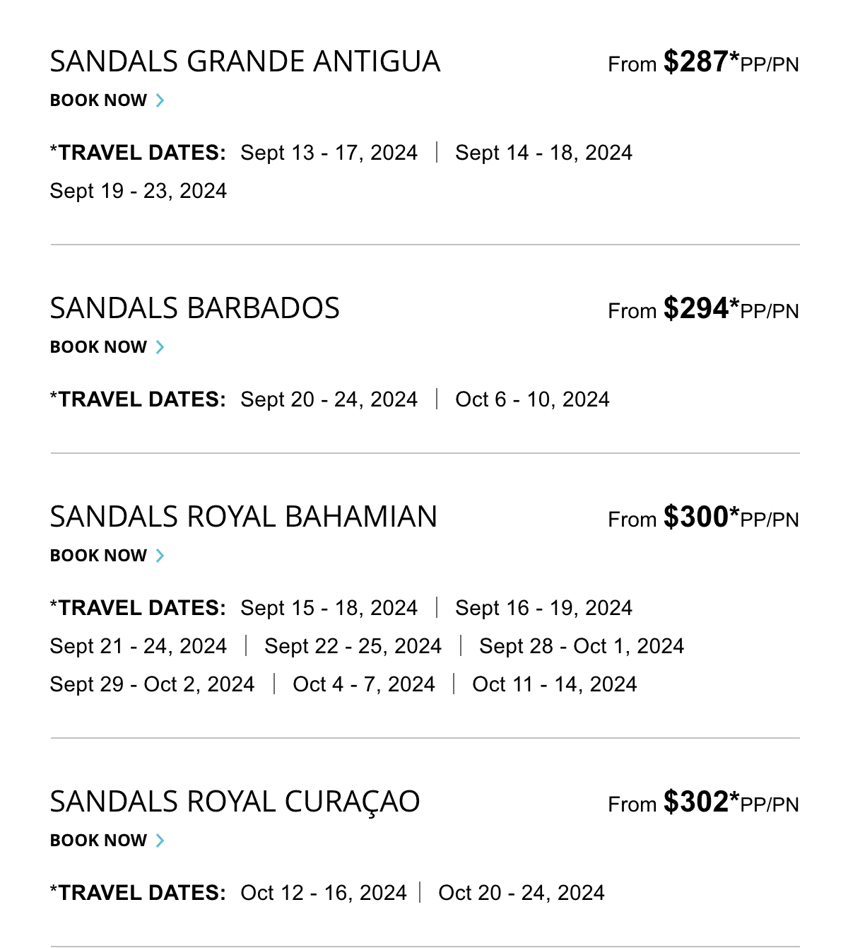 Select Travel Dates