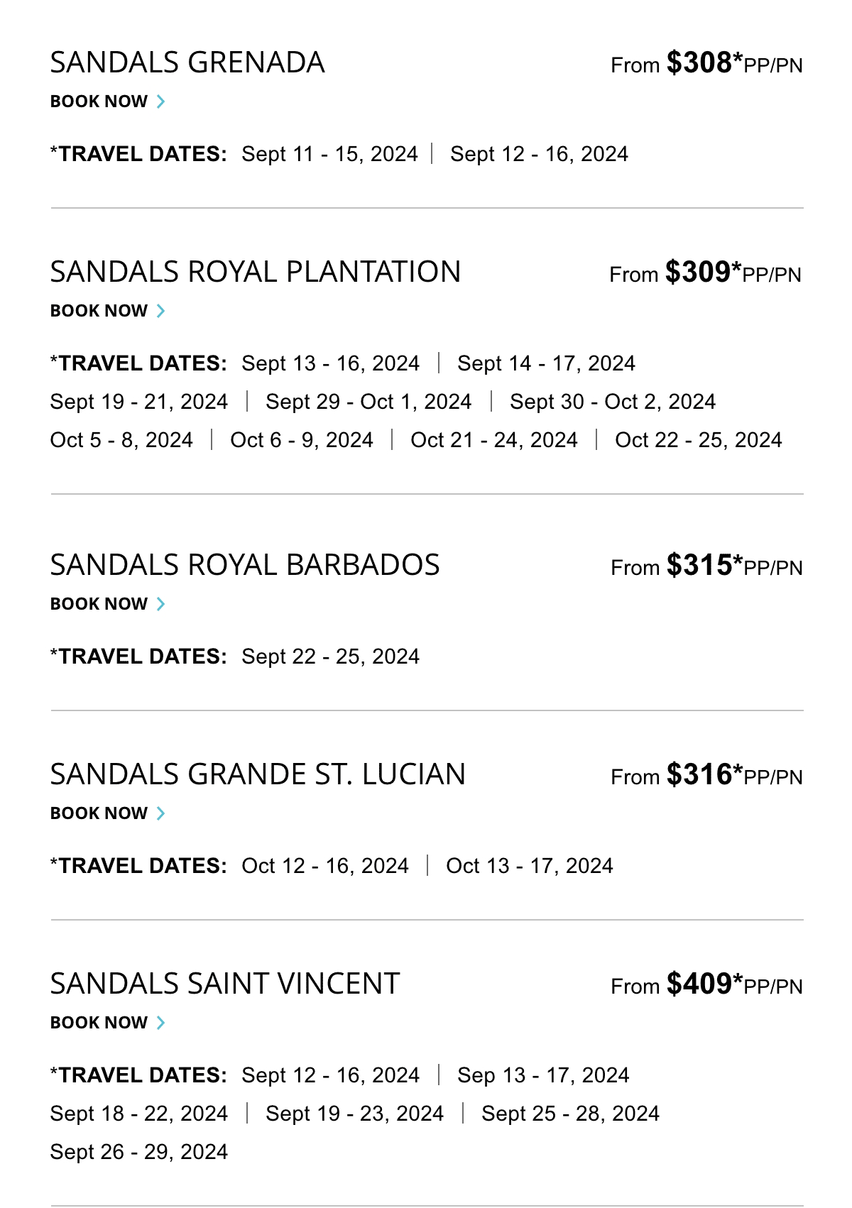 Select Travel Dates