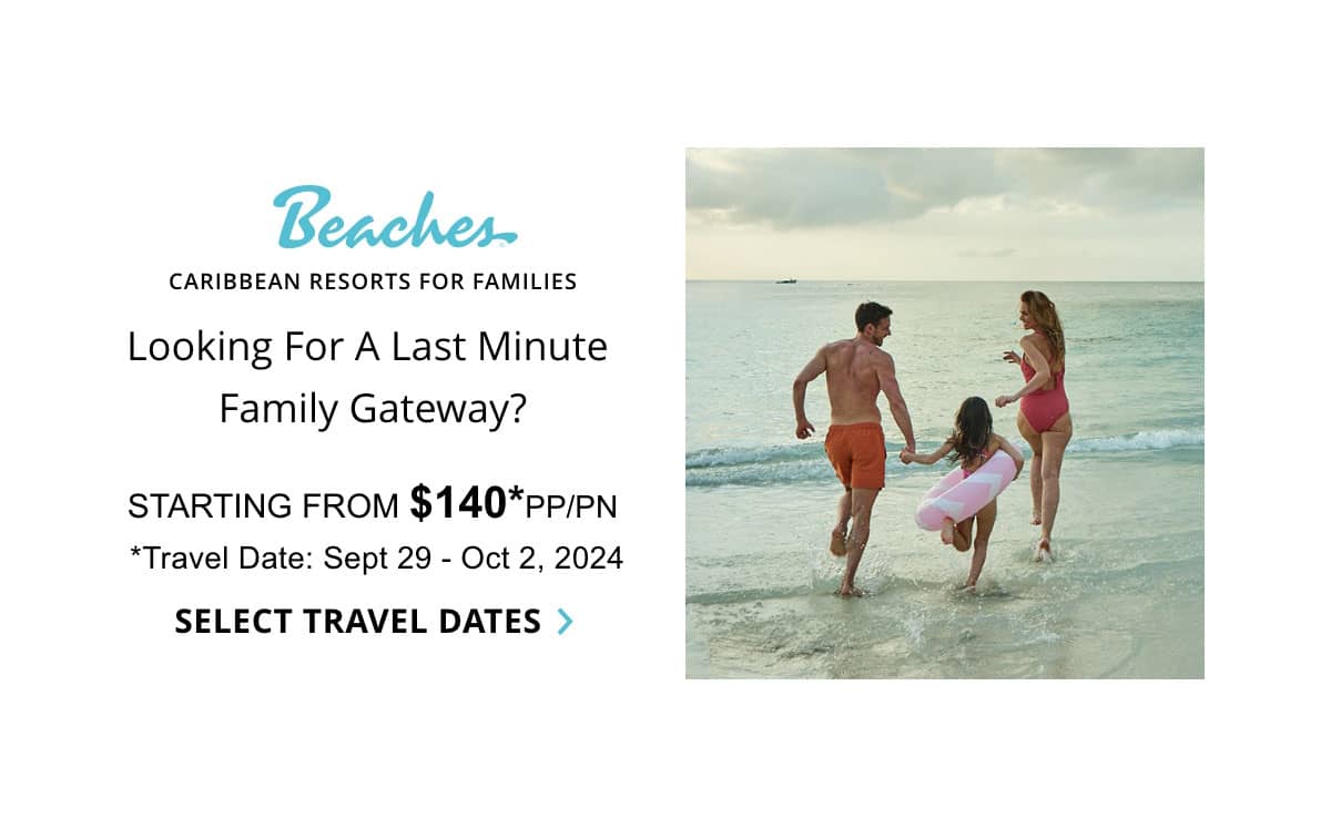 Beaches Caribbean Resorts For Families
