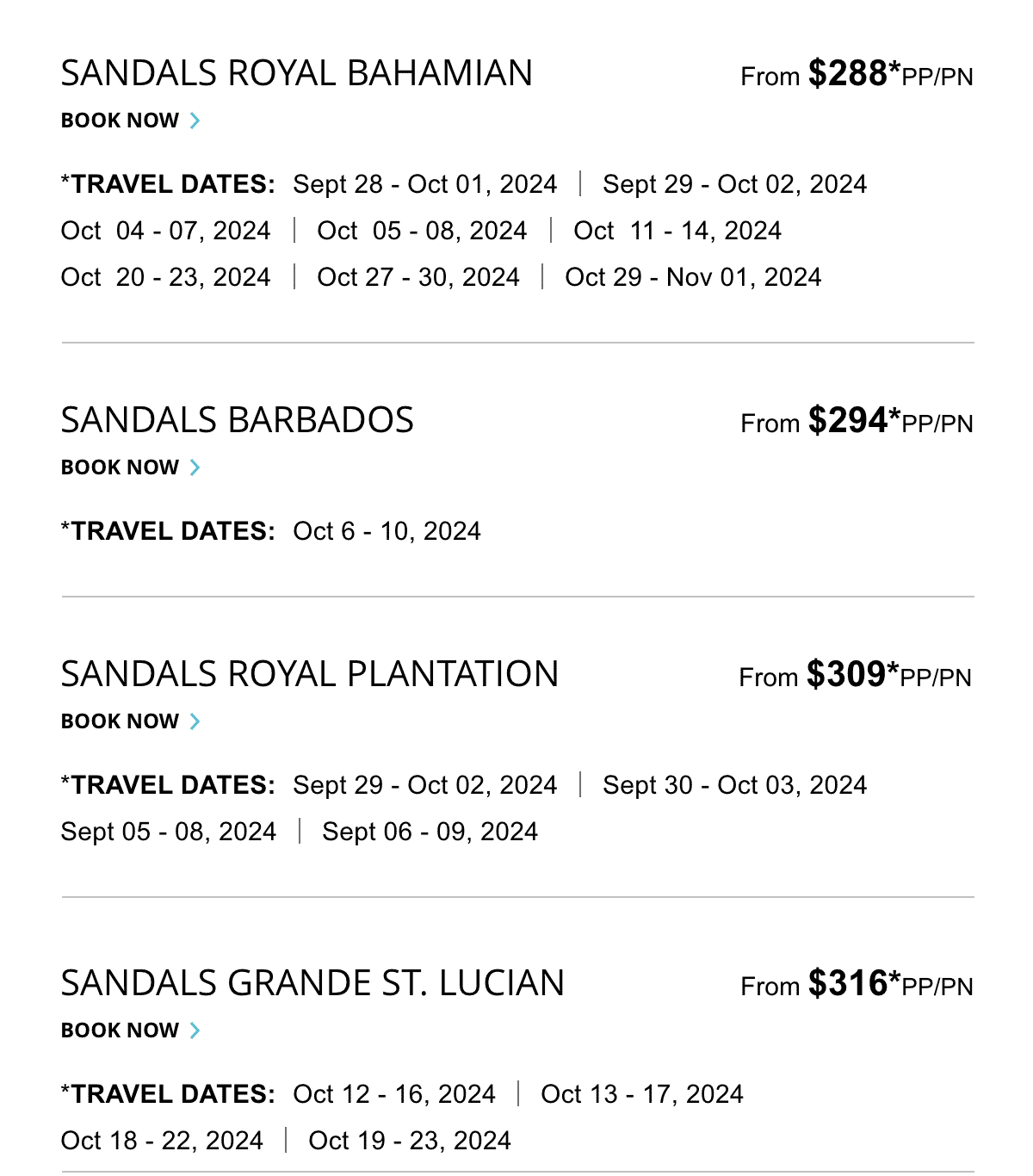 Select Travel Dates