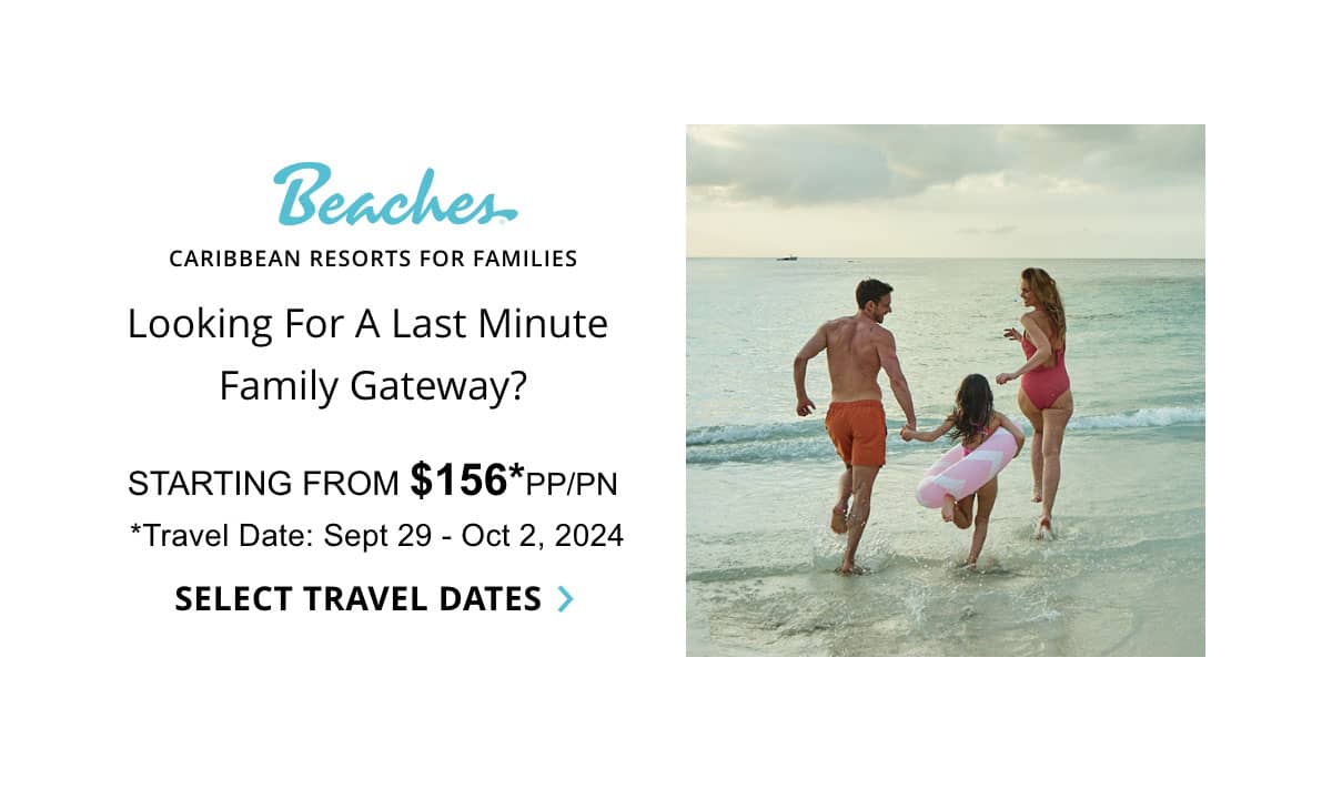 Beaches Caribbean Resorts For Families