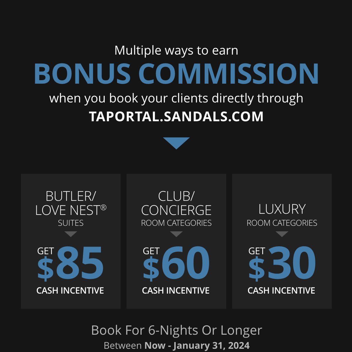 Extras Cash Incentive Offer