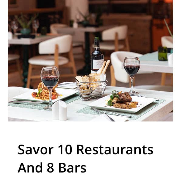 Savor 10 Restaurants And 8 Bars