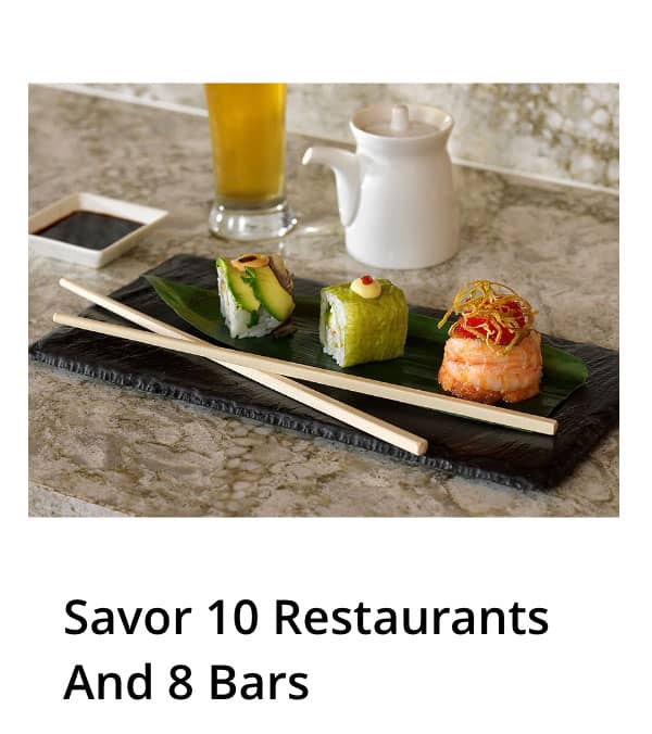 Savor 10 Restaurants And 8 Bars
