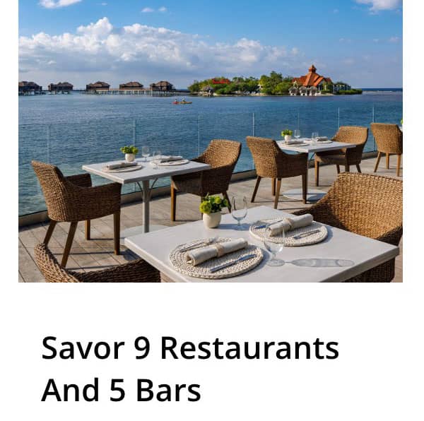 Savor 9 Restaurants And 5 Bars