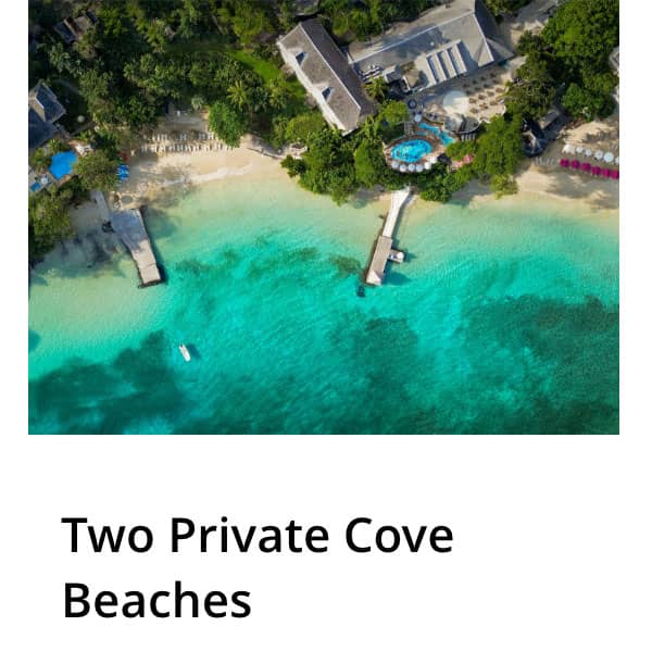 Two Private Cove Beaches