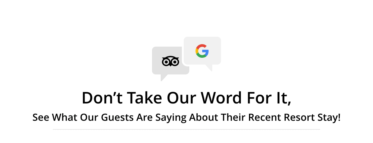 Don't Take Our Word For It