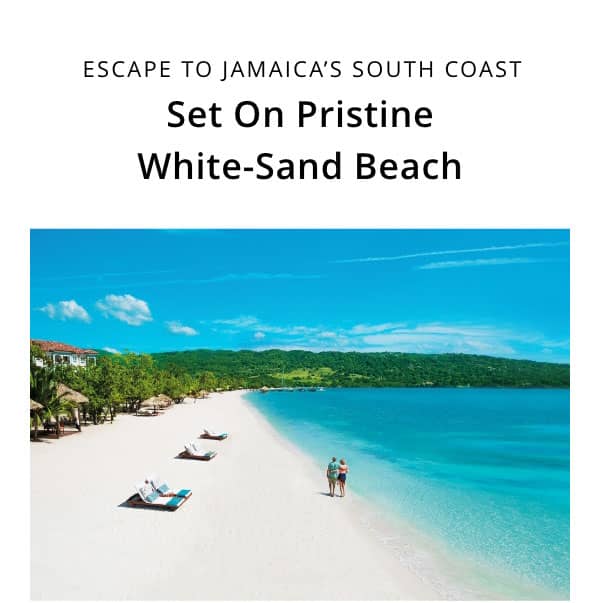 Set On Pristine White-Sand Beach
