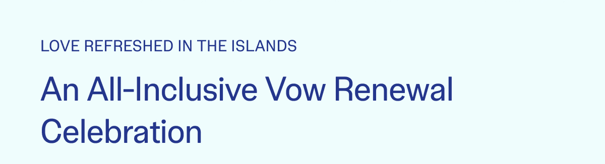 Love Refreshed In The Island