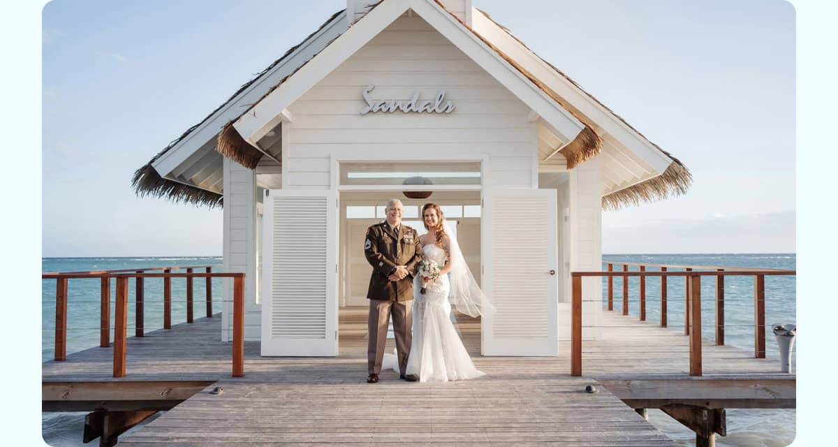 A Real Military Couple's Dream Wedding