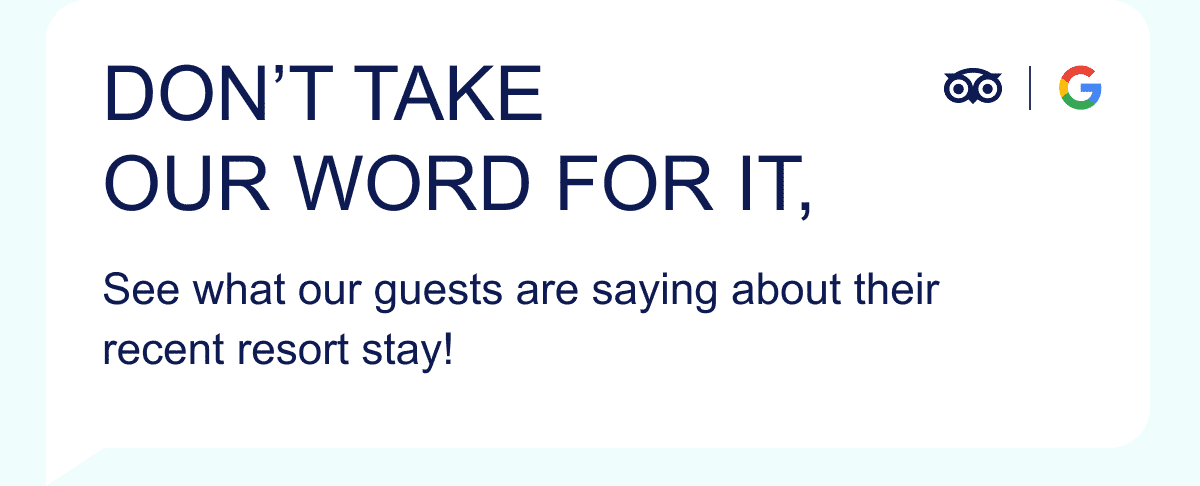 Don't Take Our Word For It