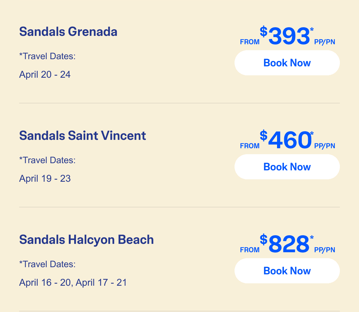 Select Travel Dates