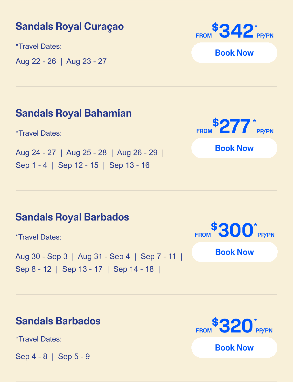 Select Travel Dates