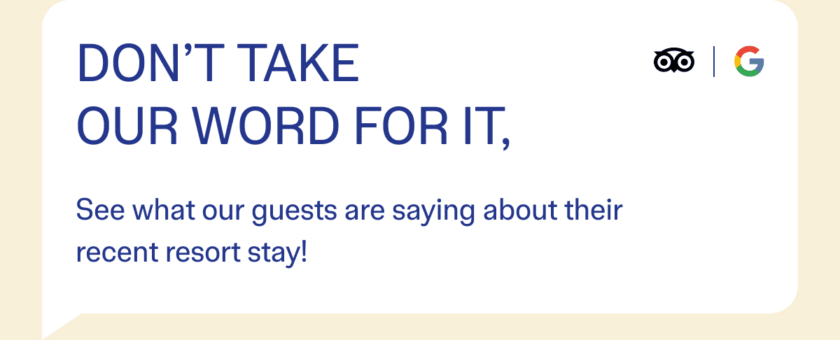 Don't Take Our Word For It
