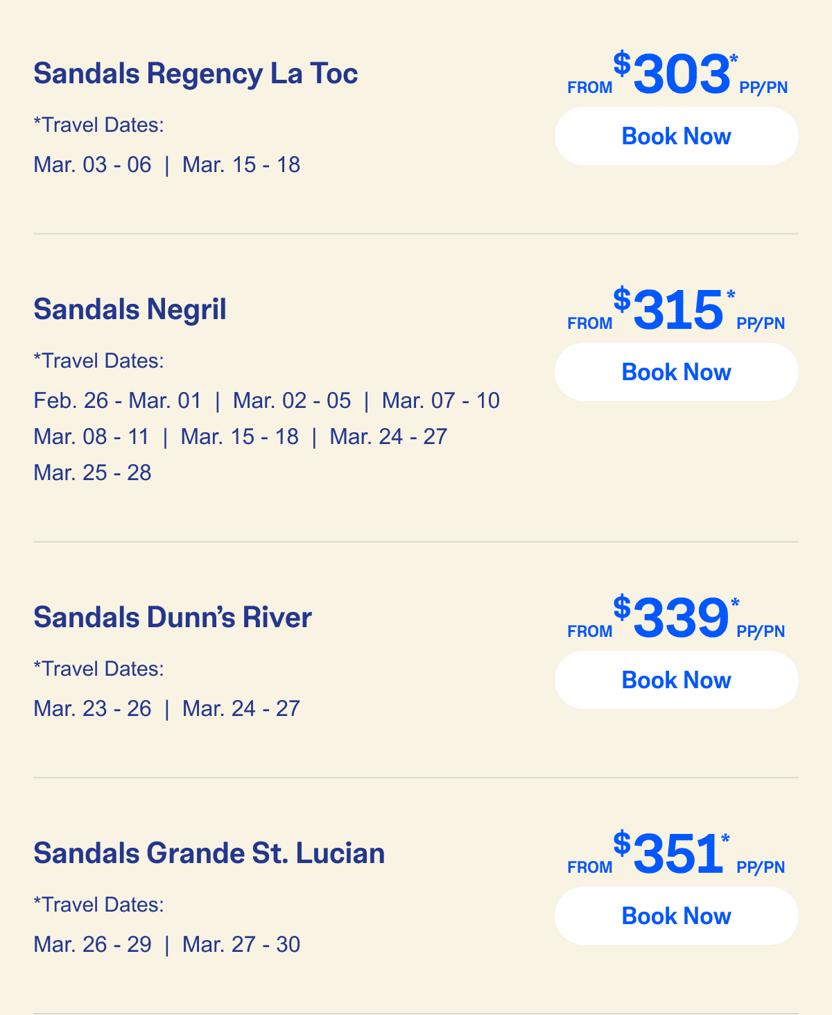 Select Travel Dates