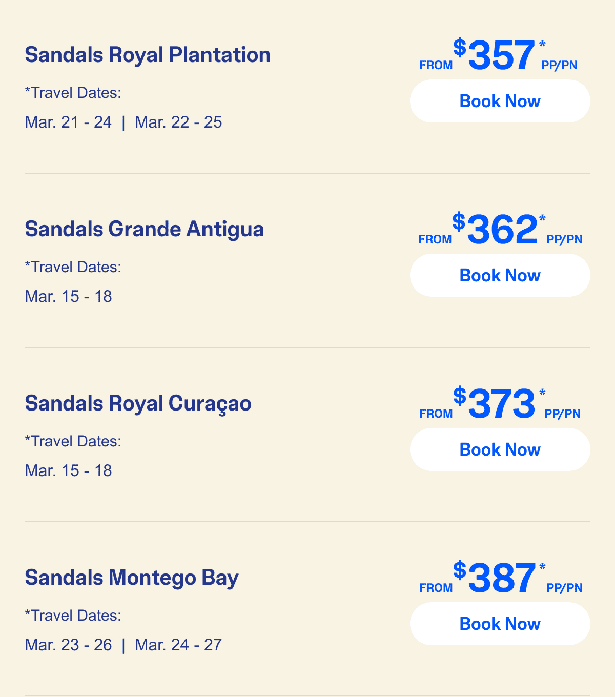 Select Travel Dates