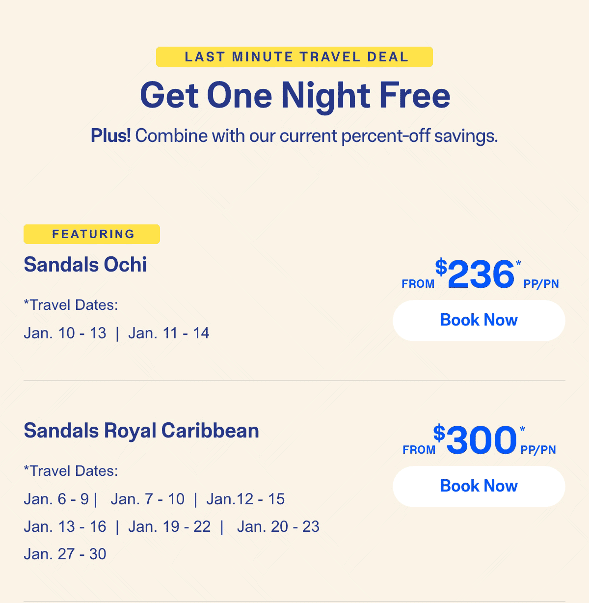 Select Travel Dates