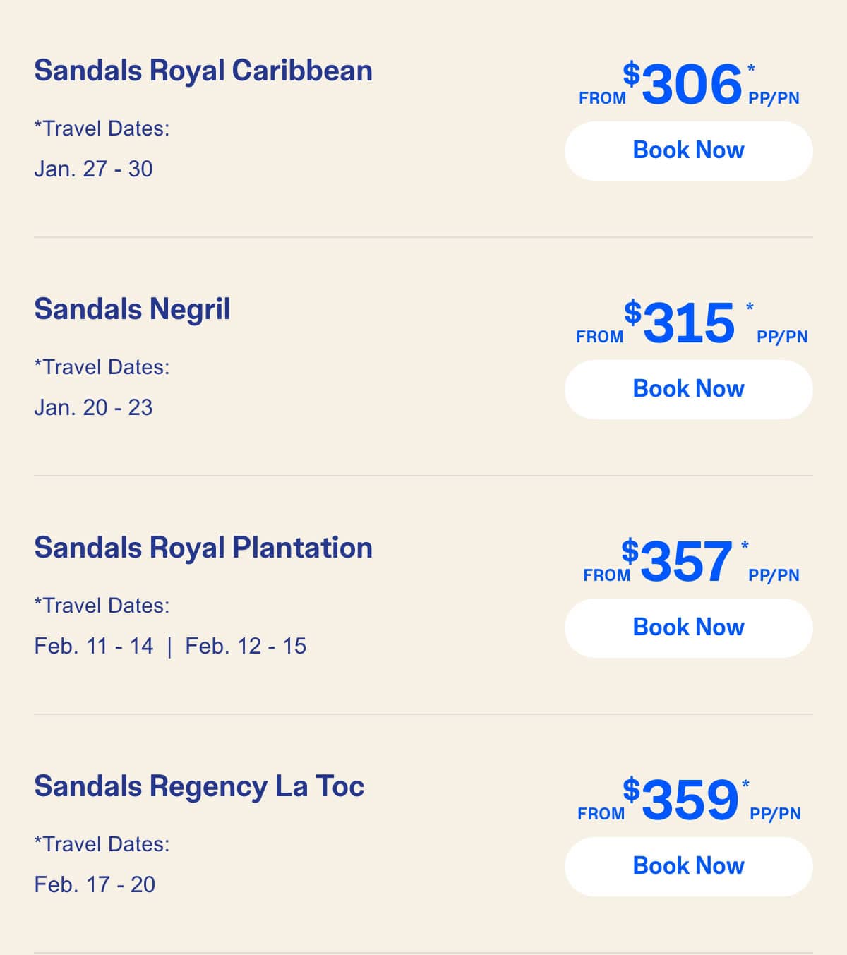 Select Travel Dates