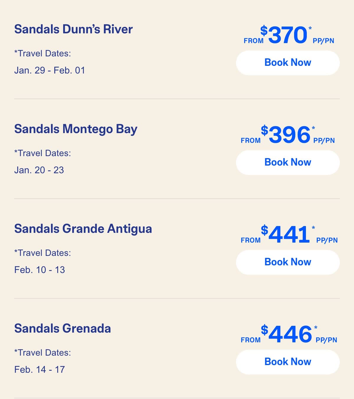 Select Travel Dates