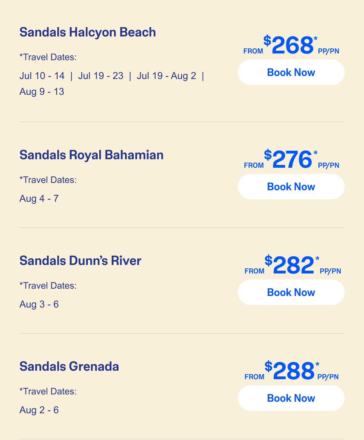 Select Travel Dates