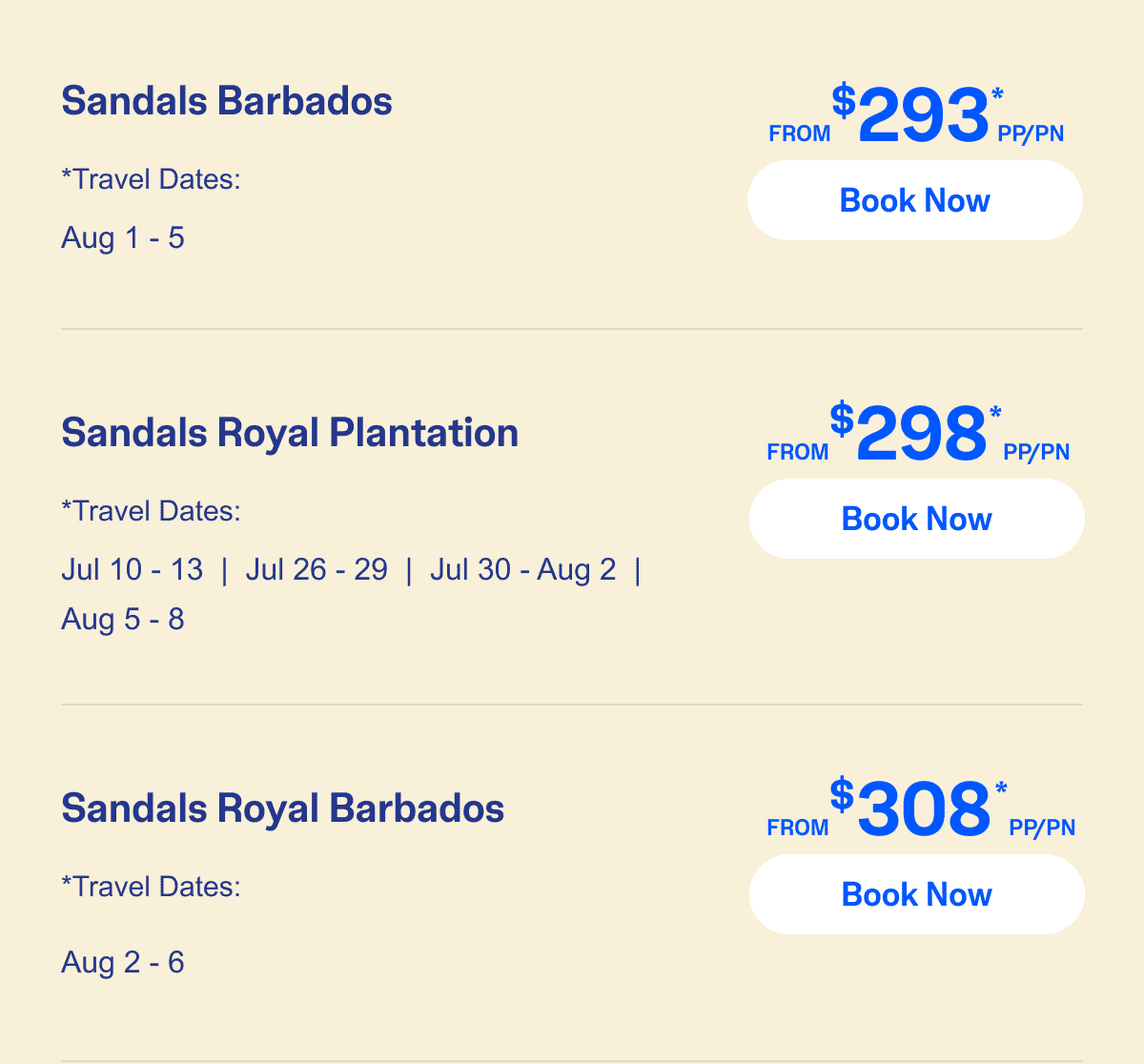 Select Travel Dates