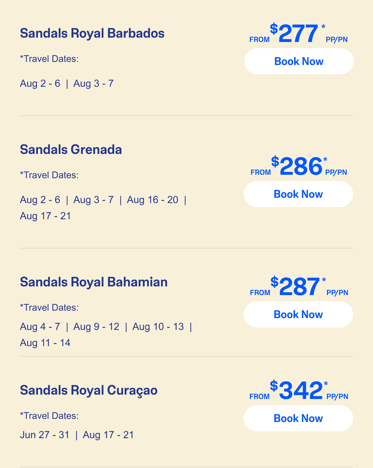 Select Travel Dates