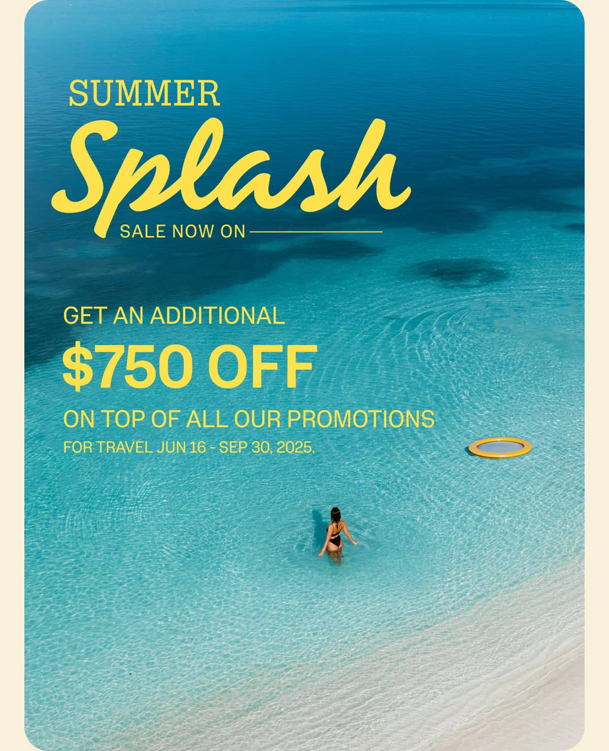 Summer Splash Sale Now On