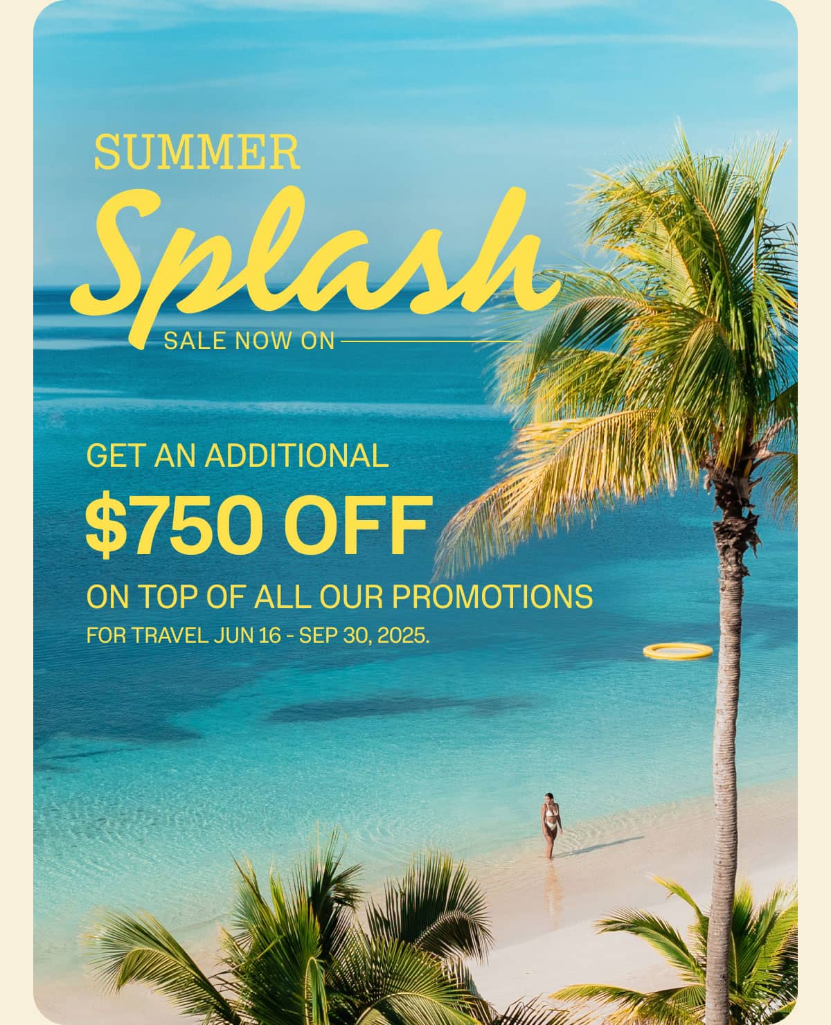 Summer Splash Sale Now On