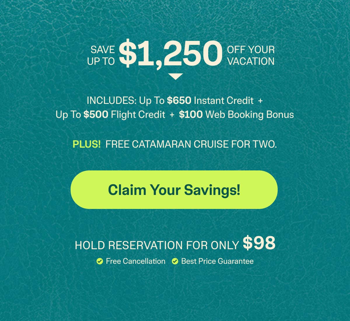 Claim Your Savings