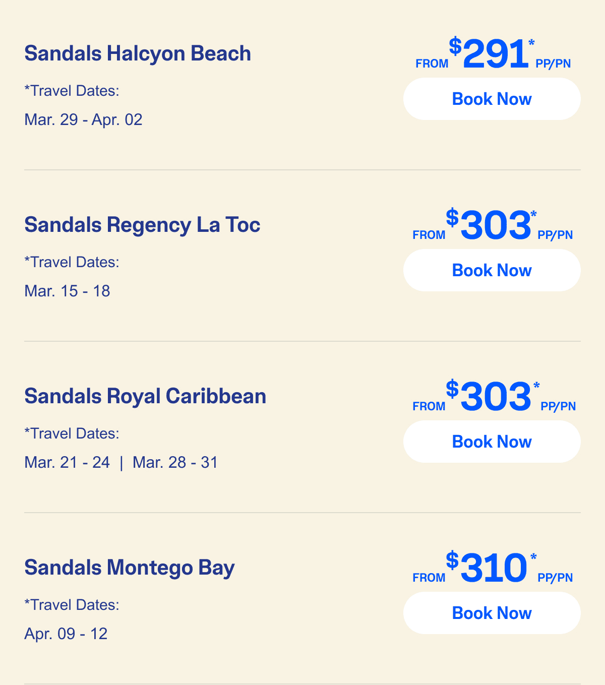 Select Travel Dates
