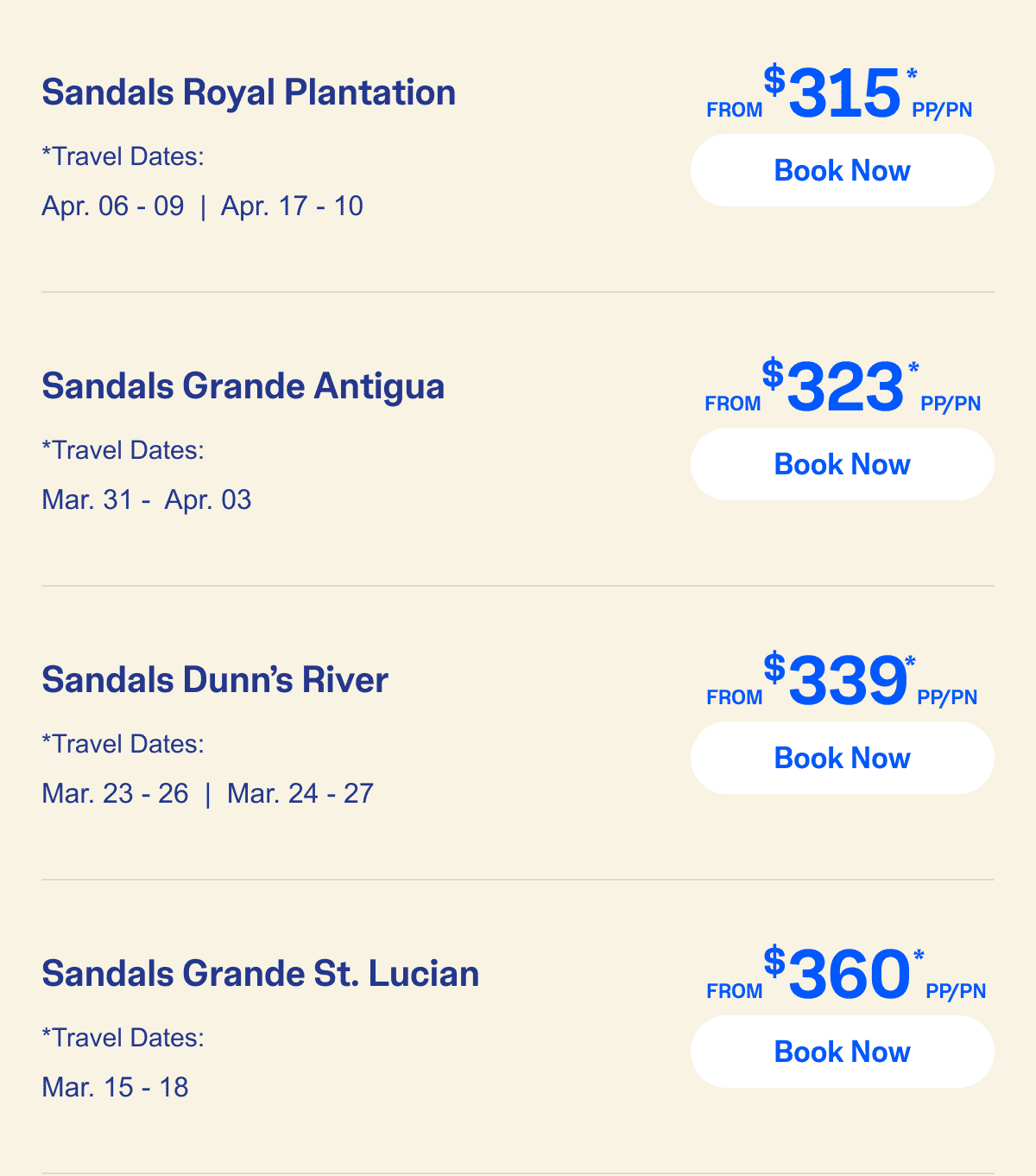 Select Travel Dates