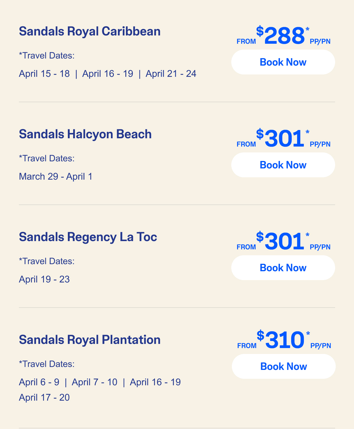 Select Travel Dates