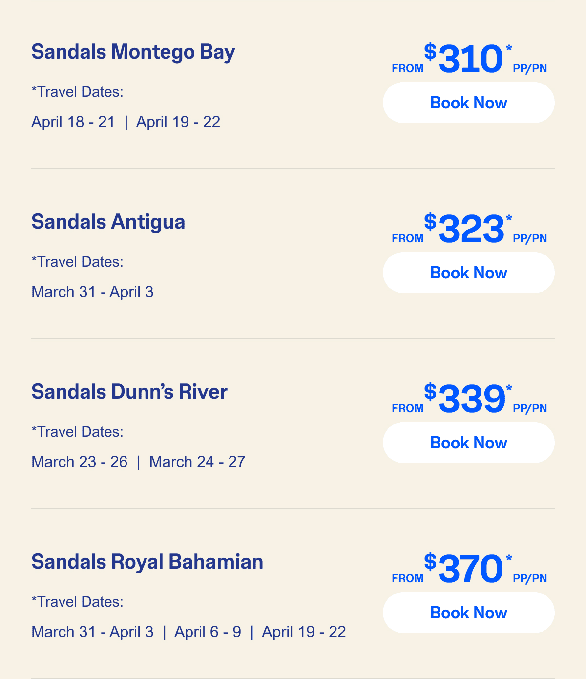 Select Travel Dates