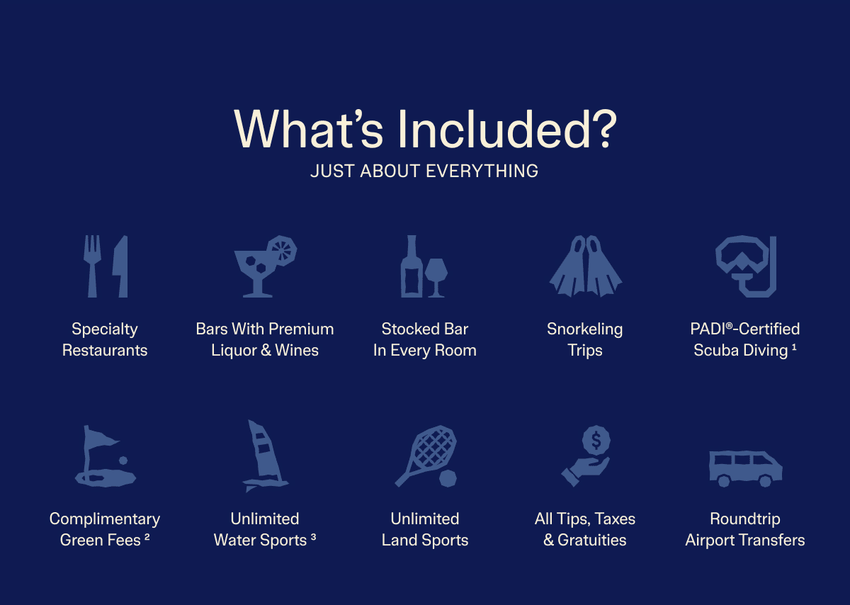 More Quality Inclusion Than Any Other Resort On The Planet