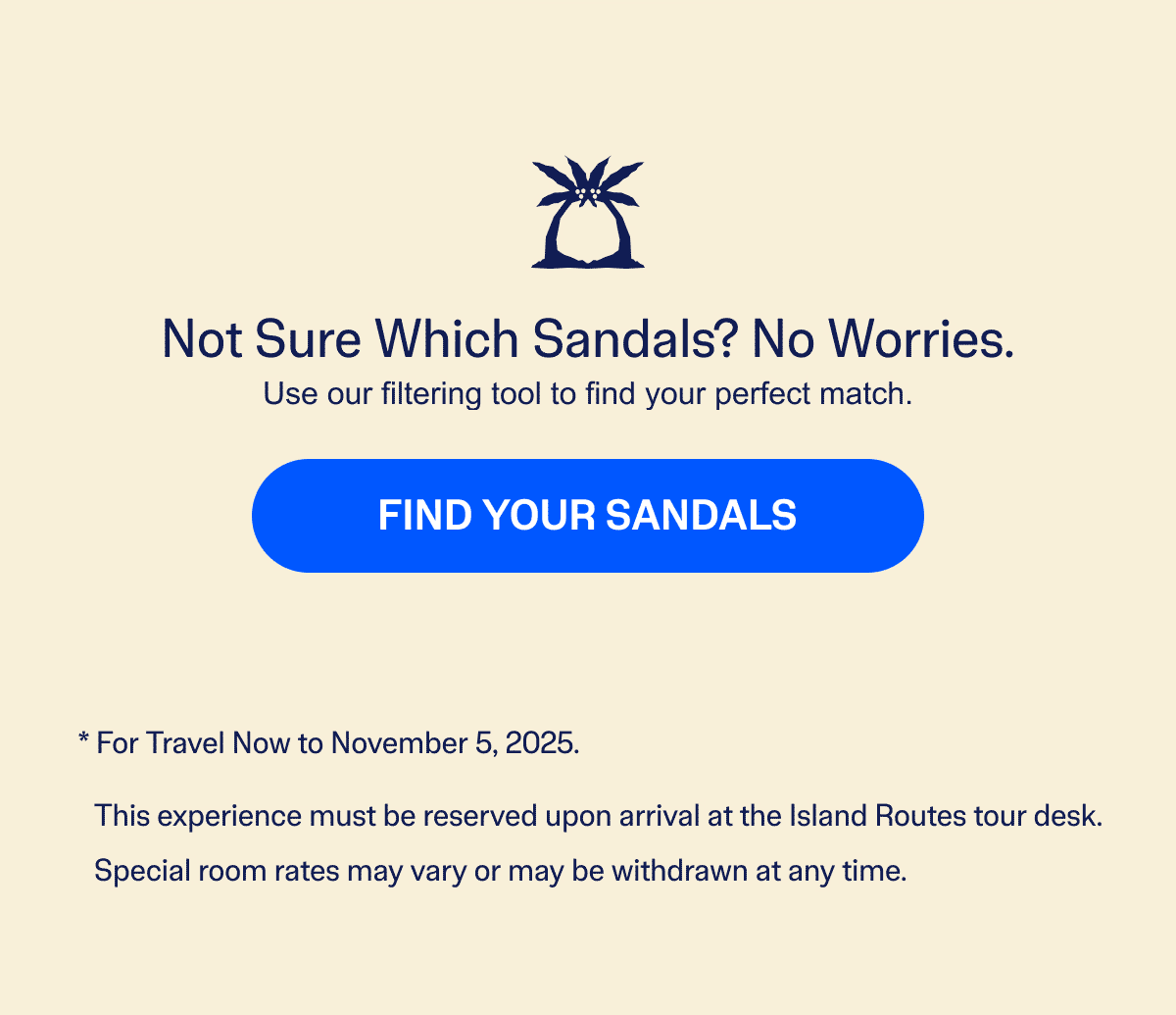 Find Your Sandals