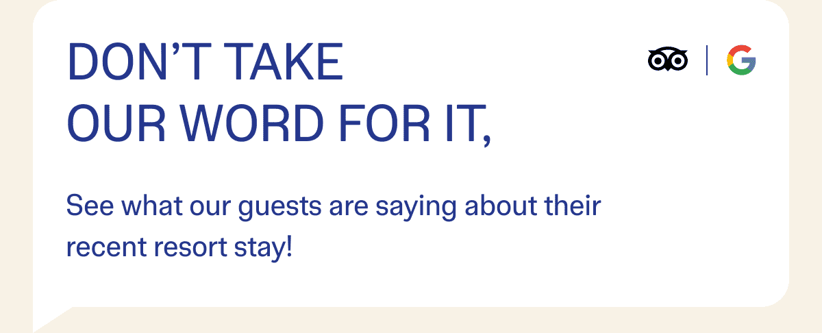 Don't Make Our Word For It