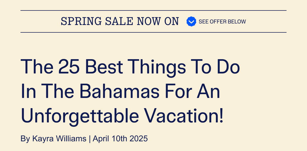 The 25 Best Things To Do
