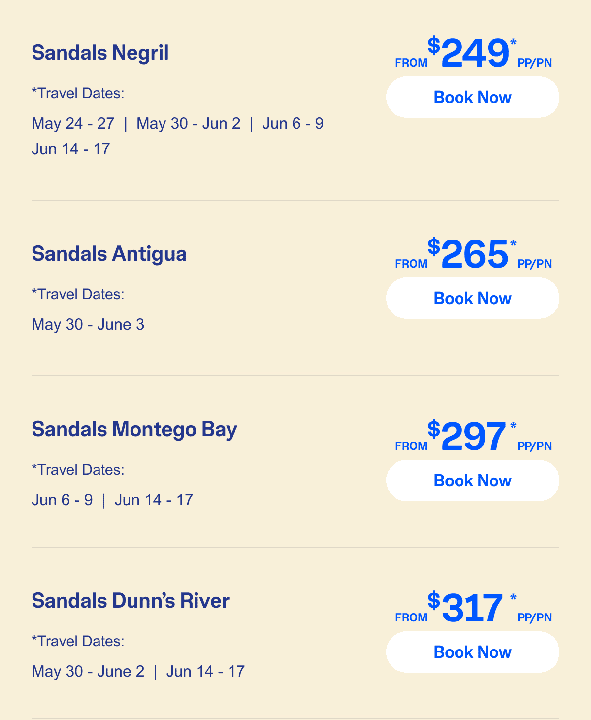 Select Travel Dates