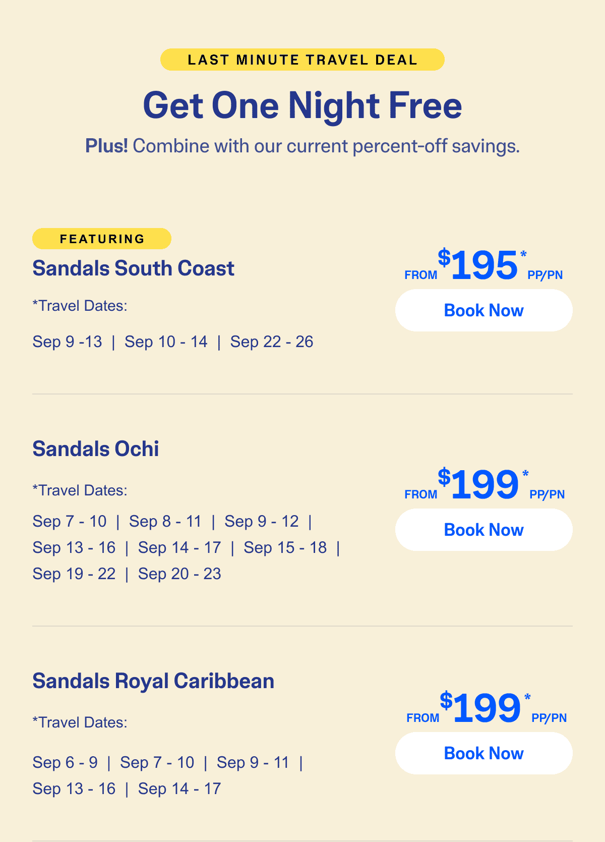 Select Travel Dates