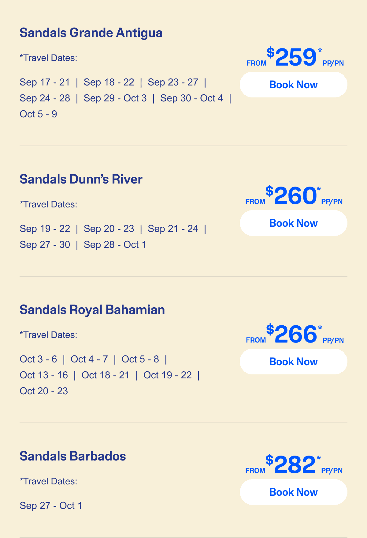 Select Travel Dates