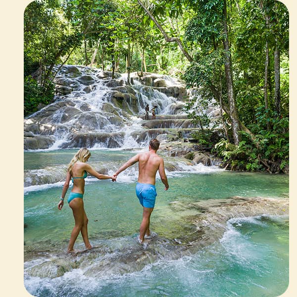 World famous Dunn’s River Falls