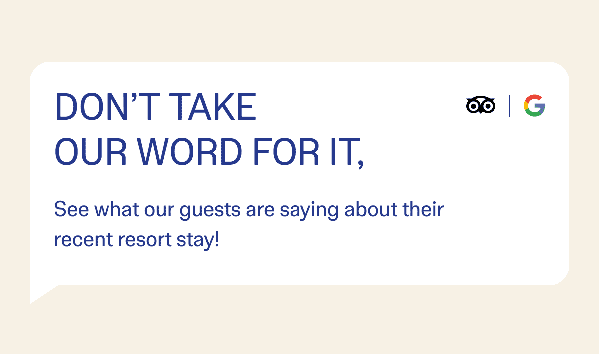 Don't Take Our Word For It