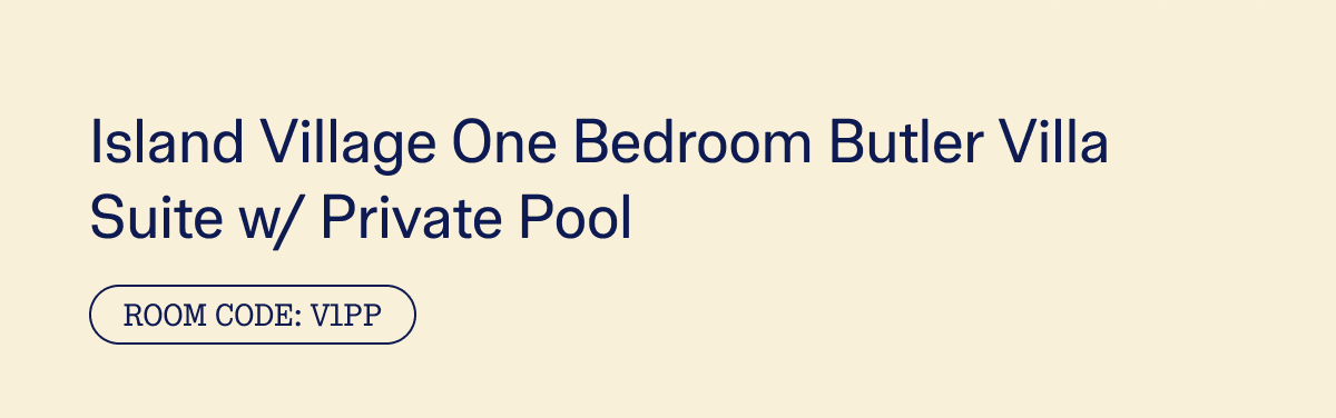 Island Village One Bedroom