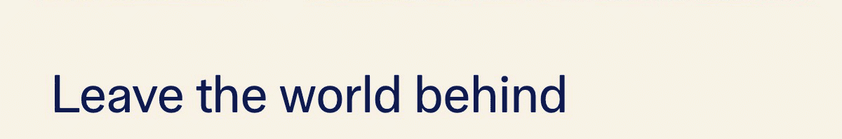 Leave The World Behind