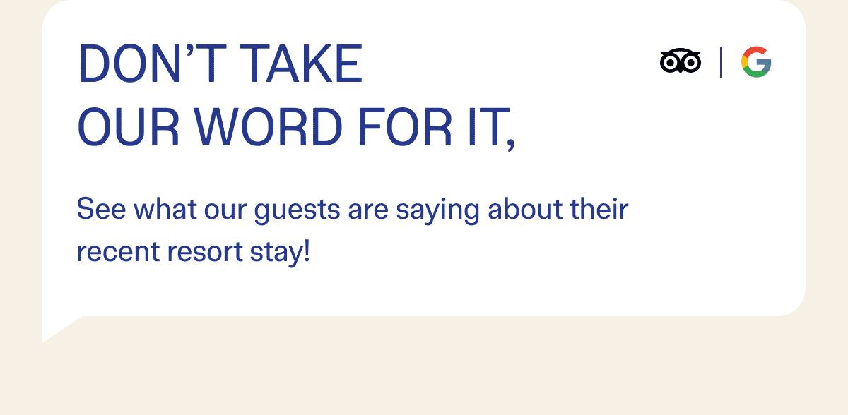 Don't Take Our Word For It