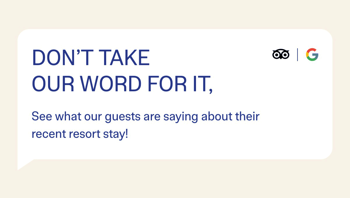 Don't Take Our Word For It