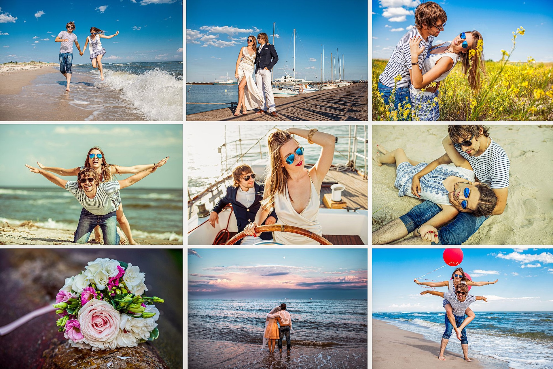 Couple Moments Picture Collage