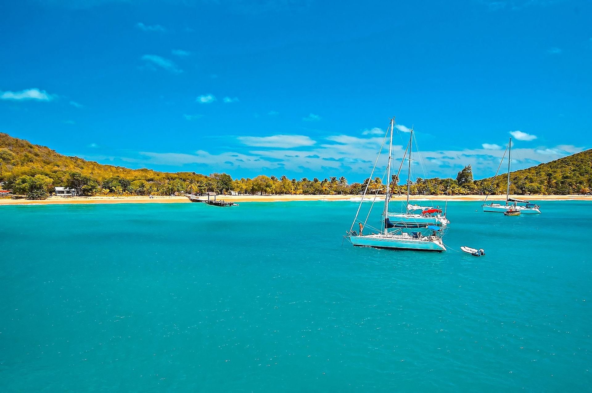 Canouan Island Saint Vincent Sailing Boats