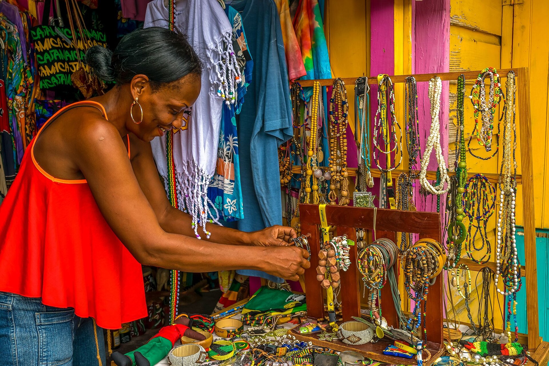 Jamaica Market Worker