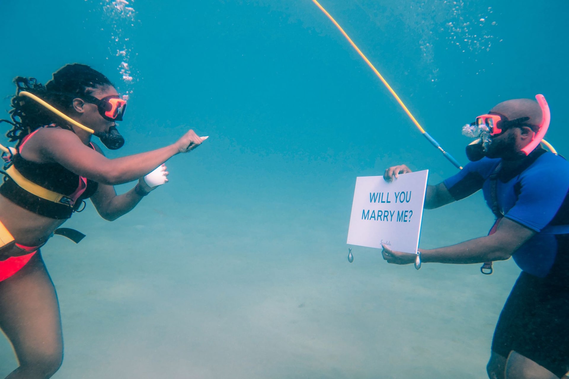 The Lengths (And Depths) A Man Would Go to Propose One Couple’s Unreal Wedding Proposal